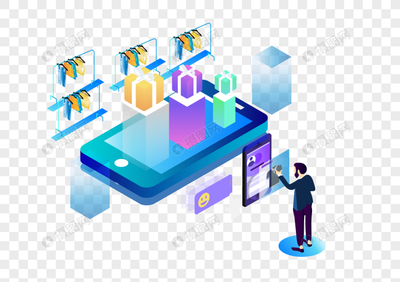 電子商務設計素材 PNG格式的電商元素在攝圖網的應用